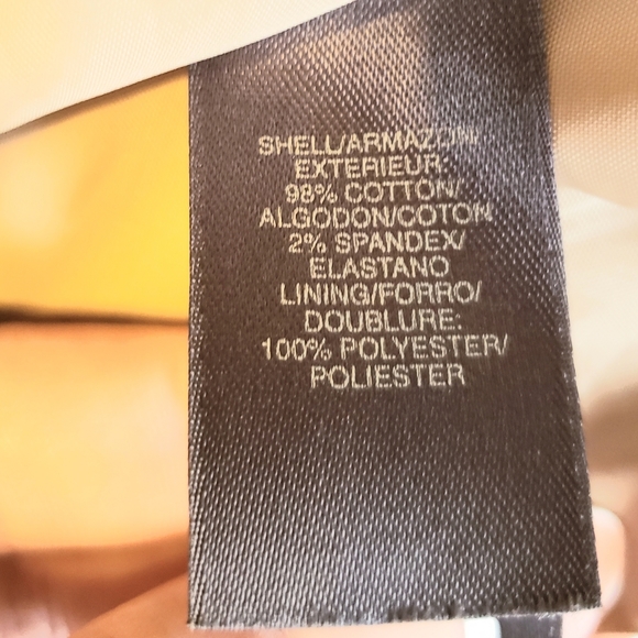 Liz Claiborne Taupe Two Button Snap Jacket - Picture 8 of 8